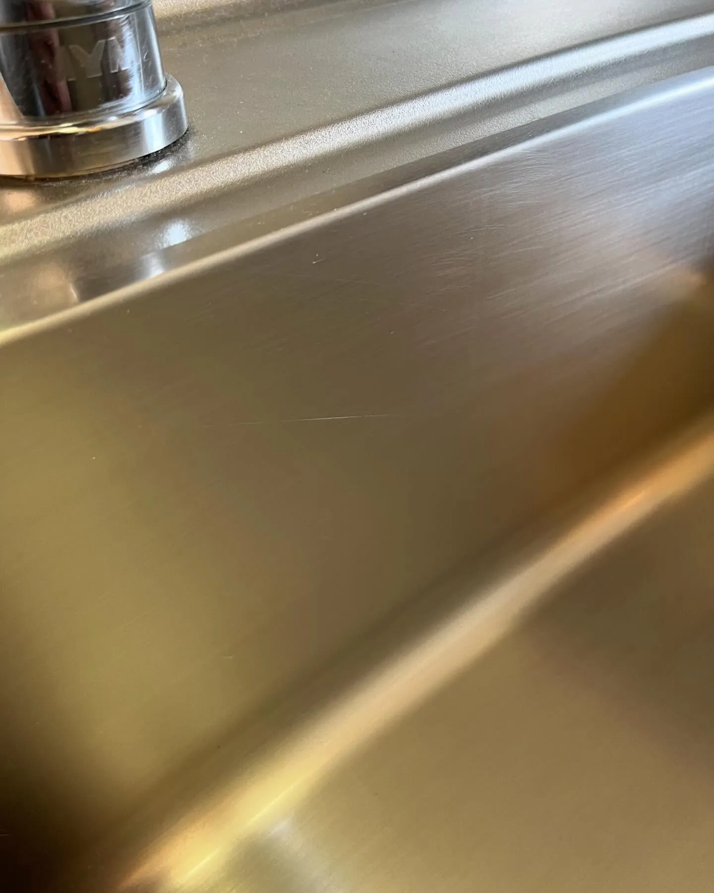 水垢除去！ヘアライン仕上げ