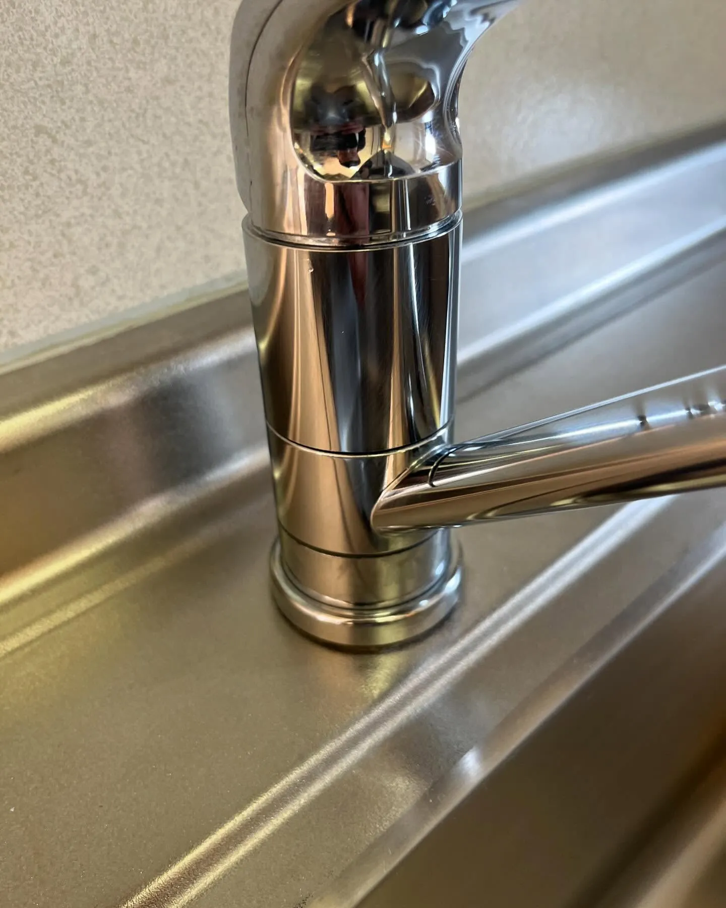 水垢除去！ヘアライン仕上げ