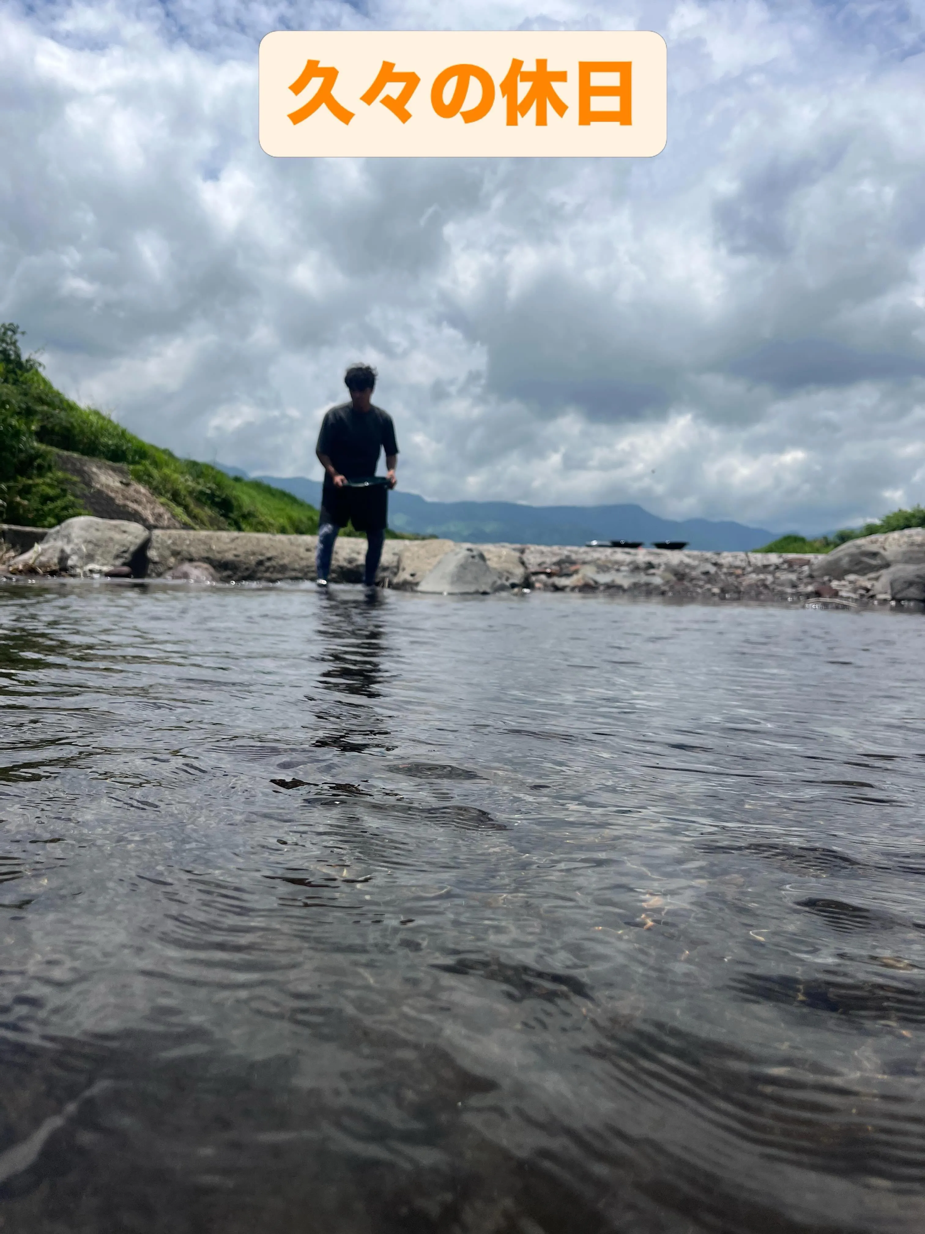 川遊び🛶🍉