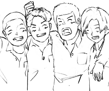 スタッフのイラスト